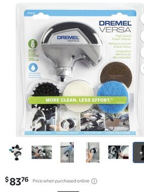 Dremel Versa High-Speed Power Cleaner Kit - Gray/Blue
